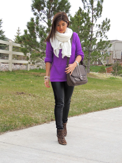 PURPLE + ANIMAL PRINT