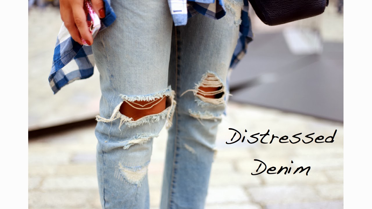 INSPIRATION: DISTRESSED DENIM