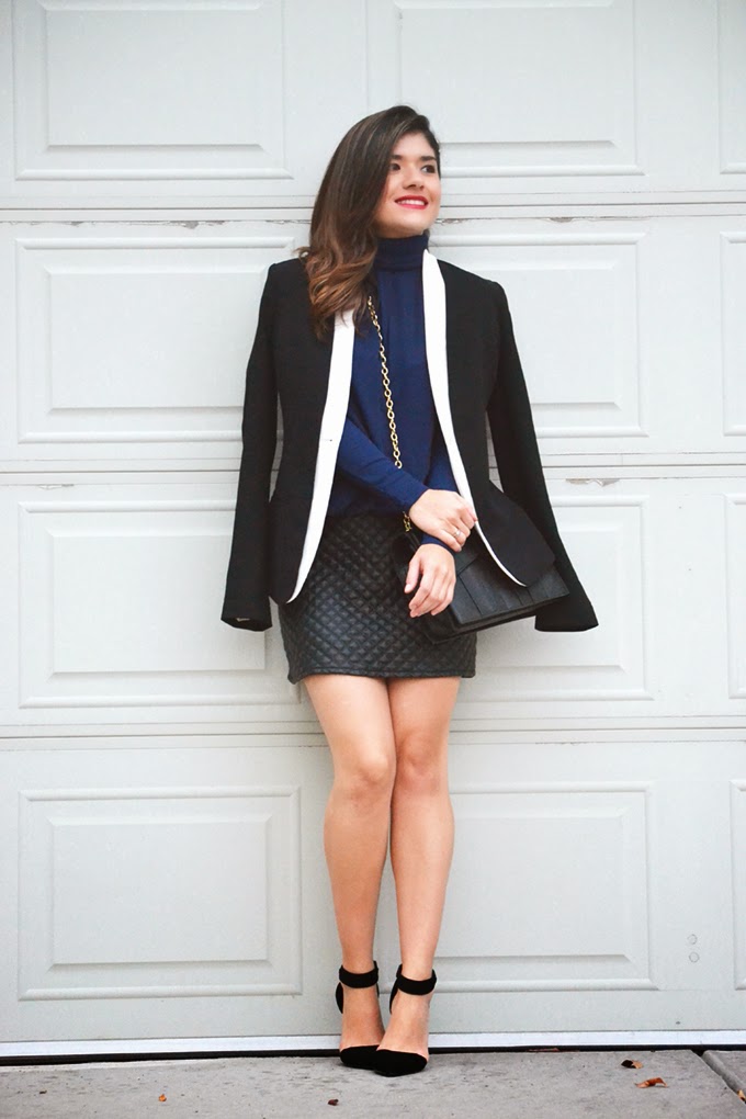 MIXING NAVY BLUE AND BLACK