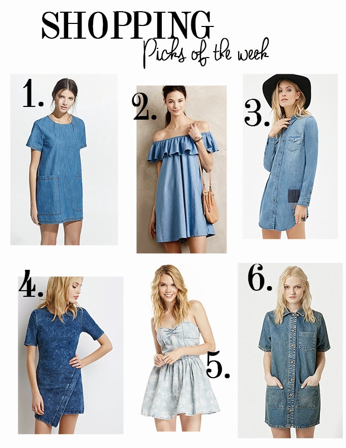 SHOPPING PICKS OF THE WEEK: THE LITTLE DENIM DRESS