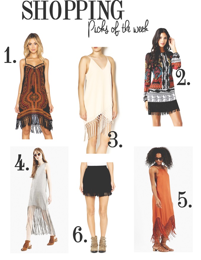 SHOPPING PICKS OF THE WEEK: 6 FRINGED ITEMS YOU NEED RIGHT NOW!