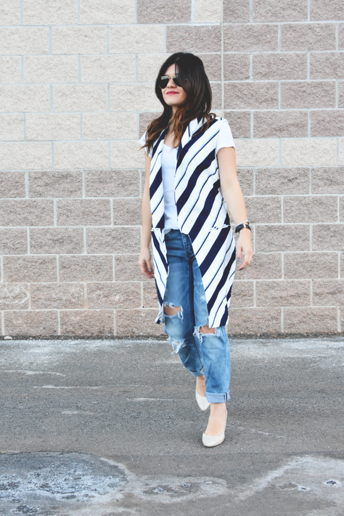 FINDERS KEEPERS STRIPED VEST