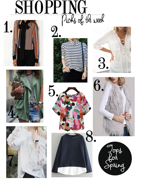 SHOPPING PICKS OF THE WEEK: 8 TOPS YOU WANT THIS SPRING