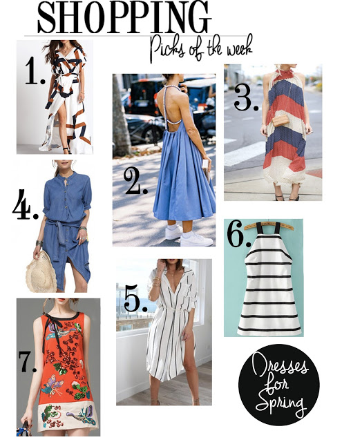 SHOPPING PICKS OF THE WEEK: SPRING DRESSES