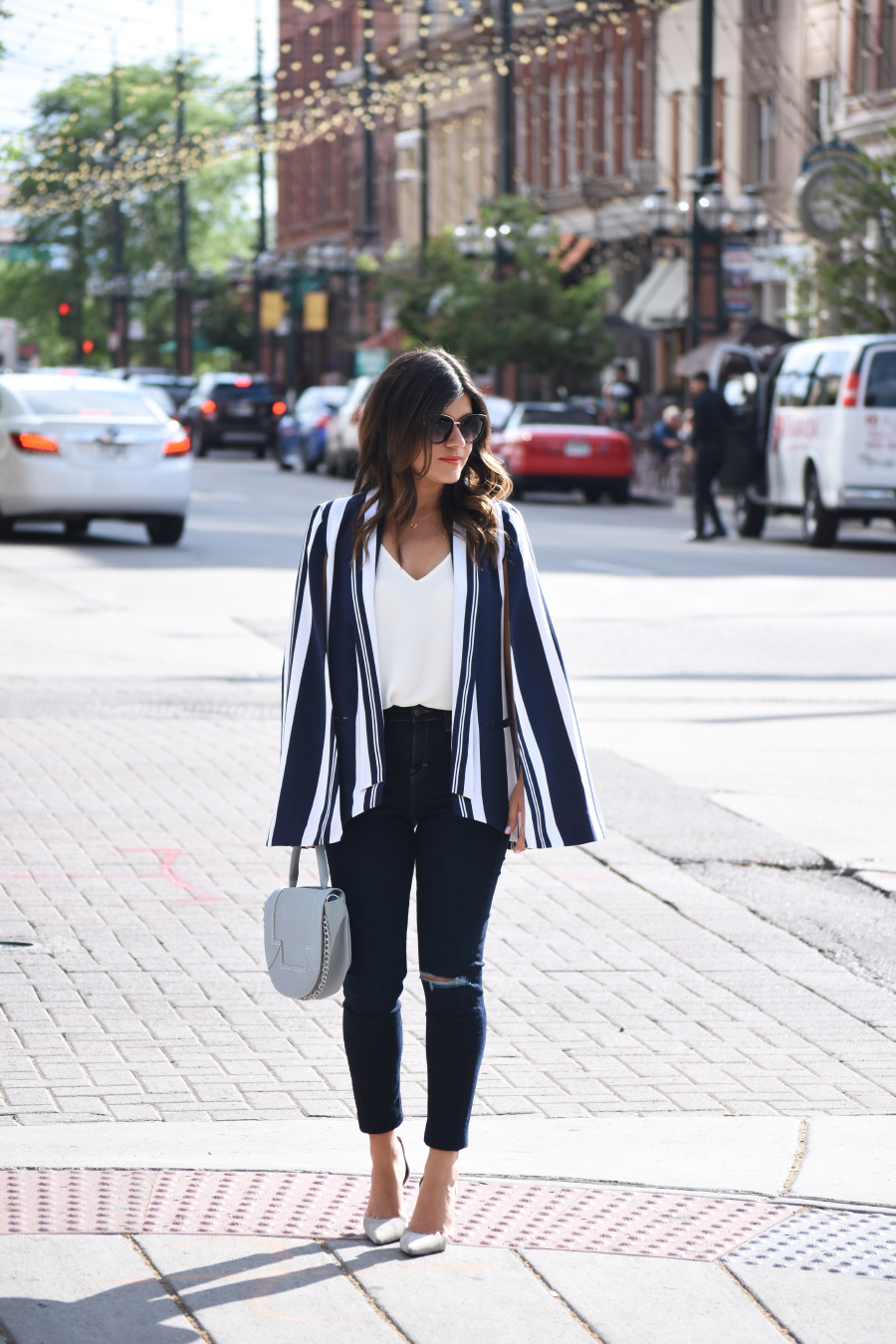 Denver fashion blogger - CAPE BLAZER by popular Denver fashion blogger Chic Talk