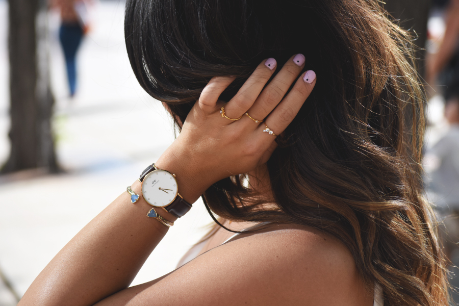 Glamour bar Denver nails - CAPE BLAZER by popular Denver fashion blogger Chic Talk