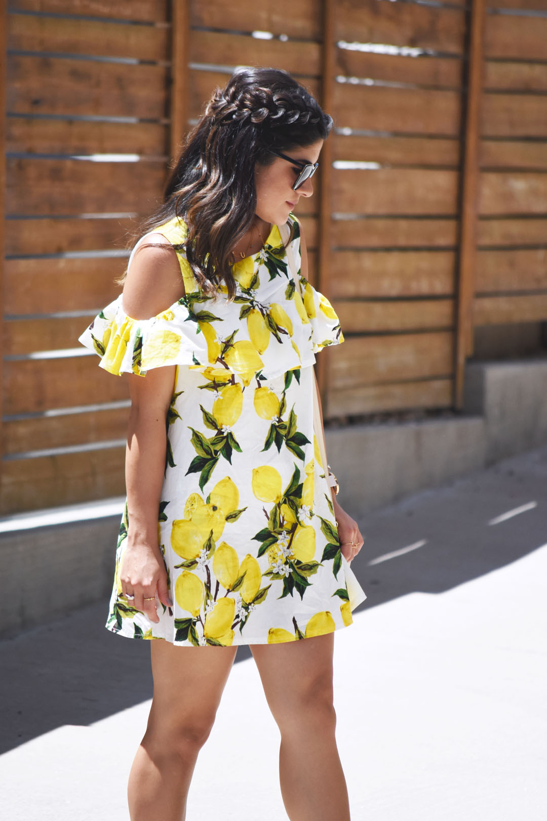 LEMON PRINTED DRESS