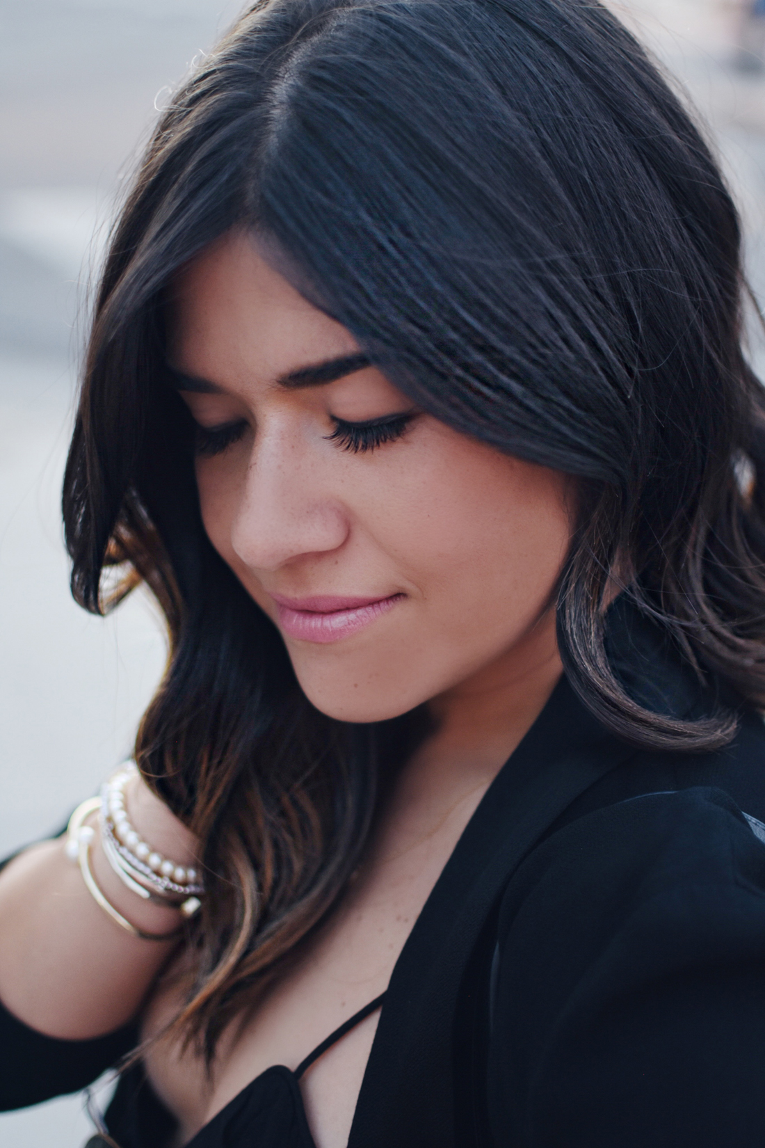 TRYING EYELASH EXTENSIONS