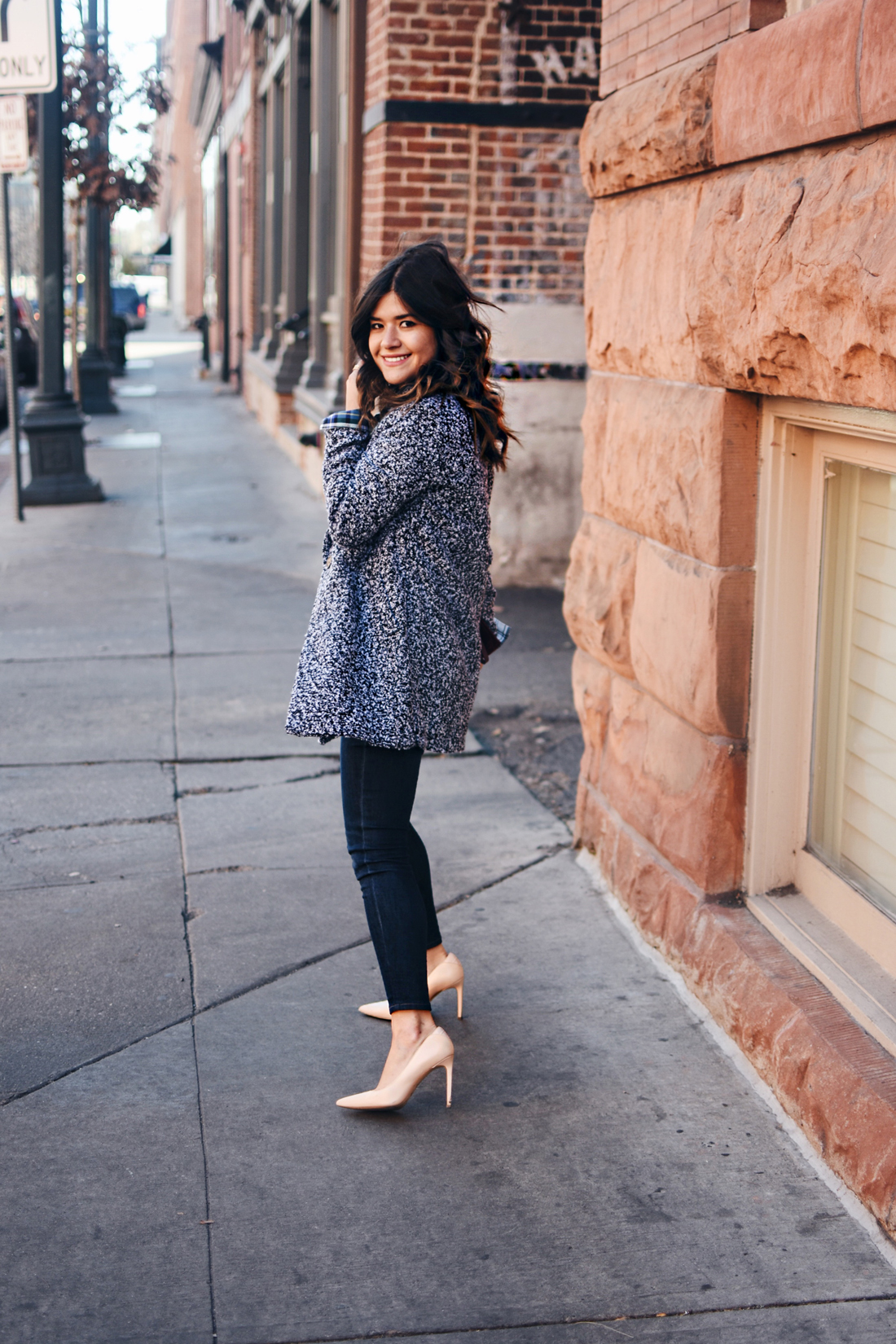 Carolina Hellal of Chic Talk wearing a Total Old Navy winter look - STYLING OLD NAVY DENIM by popular Denver fashion blogger Chic Talk