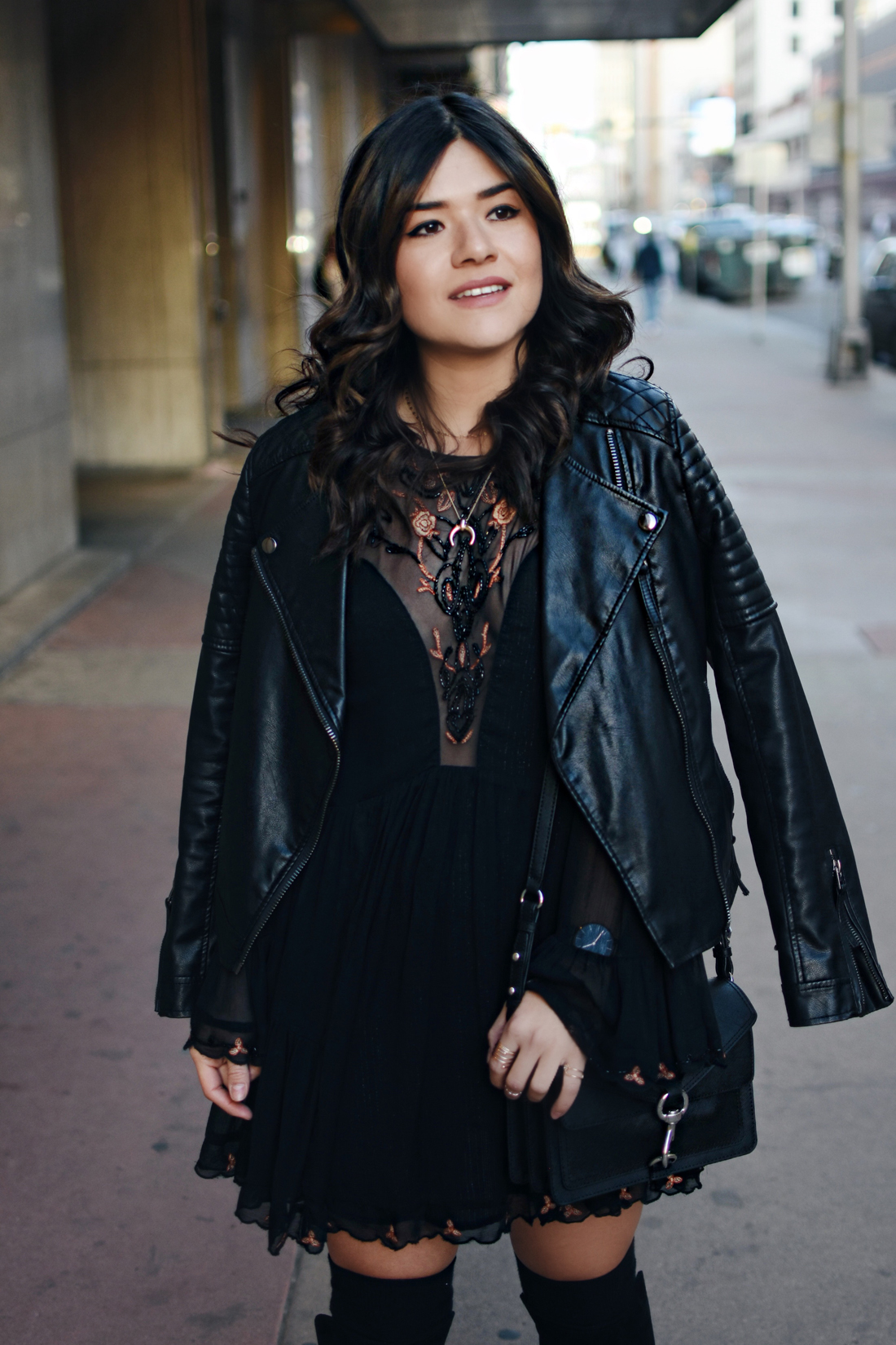 BOHO TOTAL BLACK LOOK