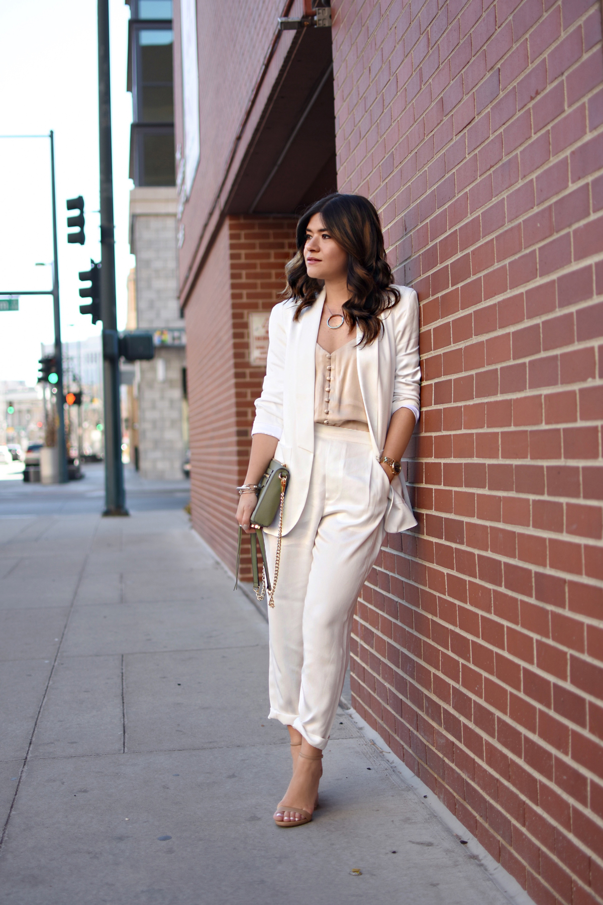 THE WHITE SUIT EVERY WOMAN NEEDS VIA THACKER NYC