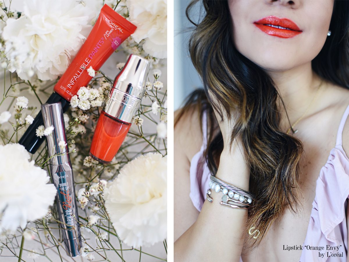 Ulta beauty lips in bloom trend. Lipsticks in pink, orange, magenta and pink rose - LIPS IN BLOOM VIA ULTA LIPSTICKS by popular Denver beauty blogger Chic Talk