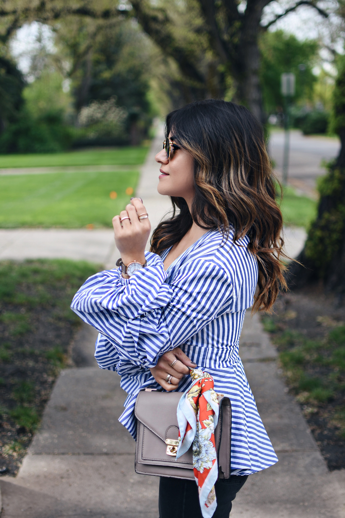 STATEMENT STRIPED TOP