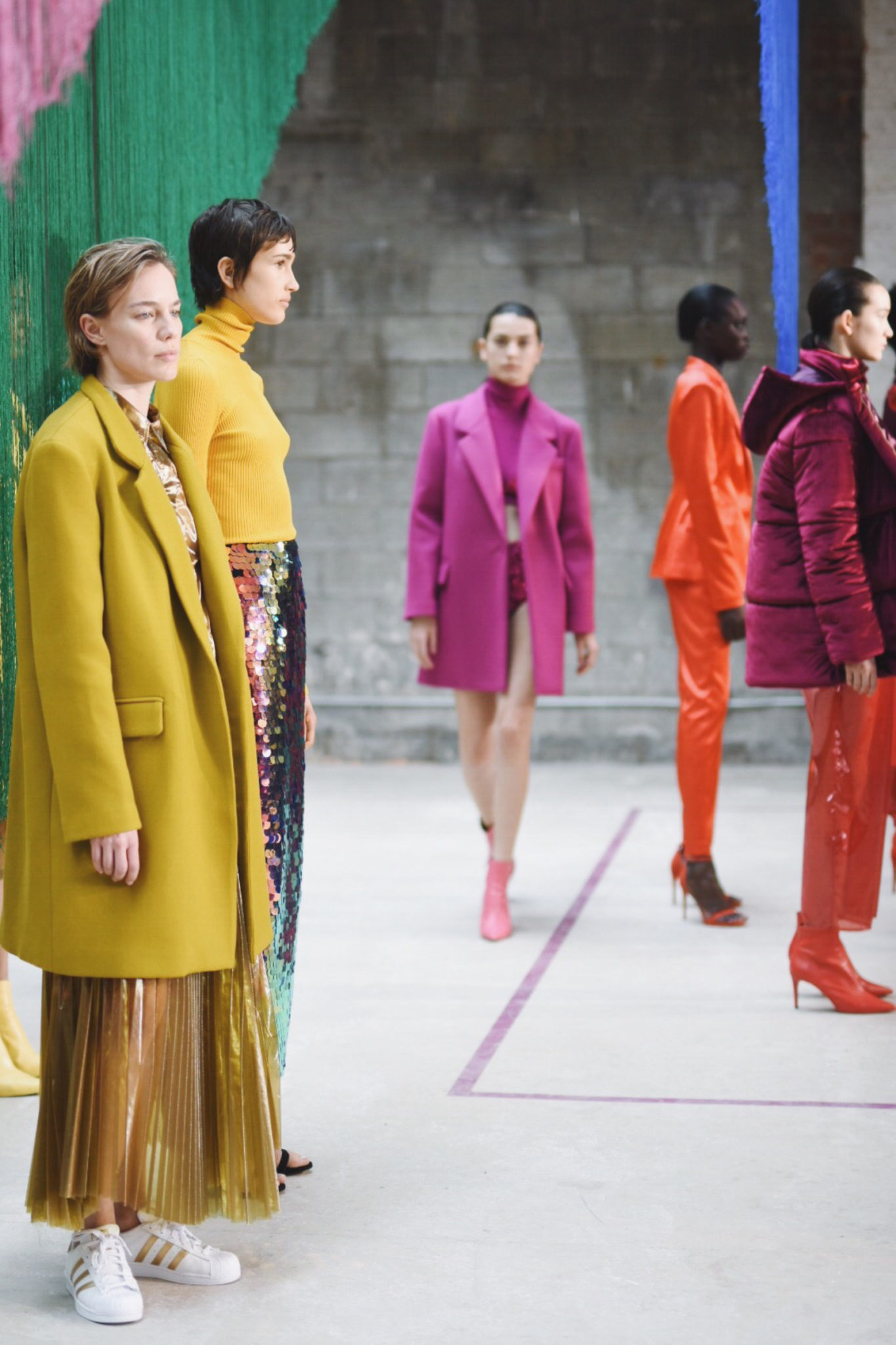 MILLY show NYFW F/W 2018 - NYFW 2018 DAY 2 AND 3 by popular Denver fashion blogger Chic Talk