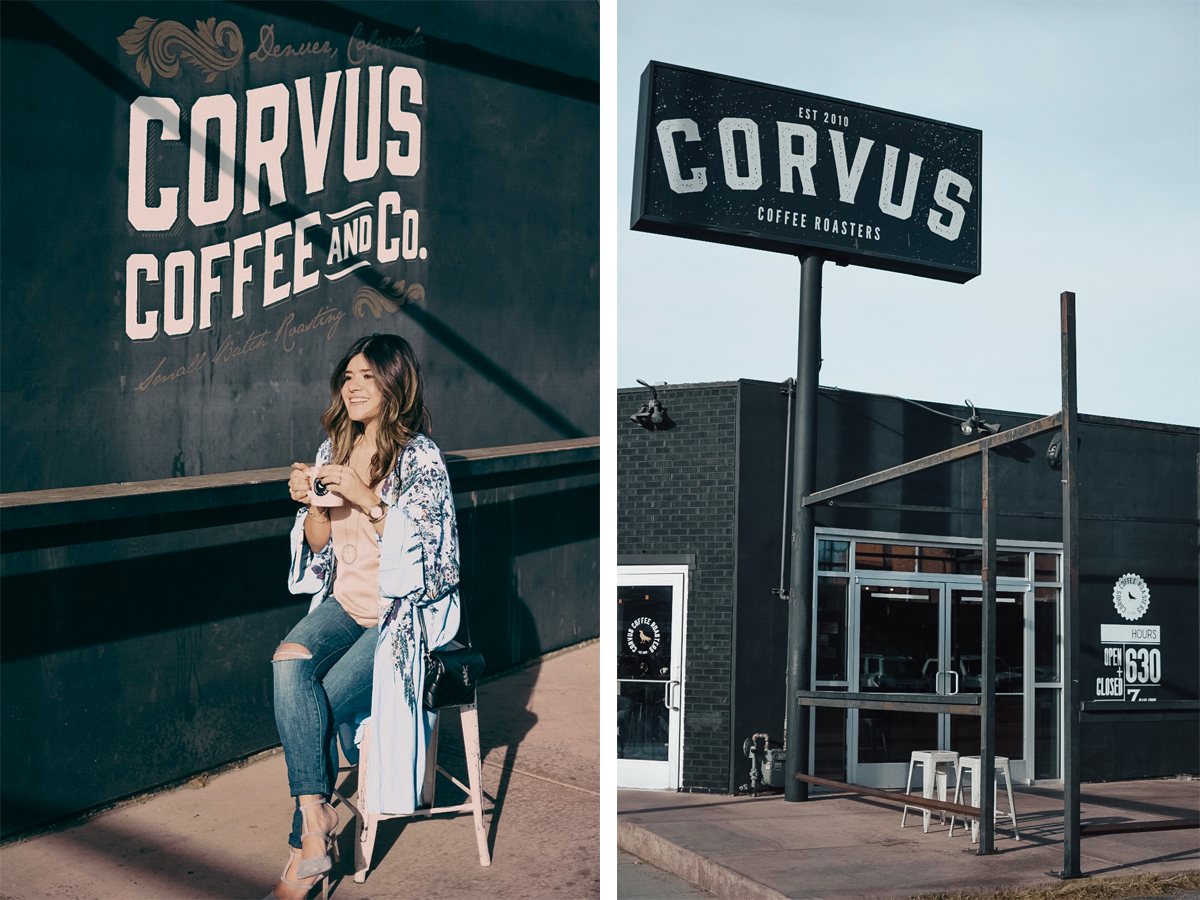 Carolina Hellal pays a visit to Corvus Coffee Co. and writes about what she loves about this Denver coffee shop. - CORVUS COFFEE featured by popular Denver blogger, Chic Talk