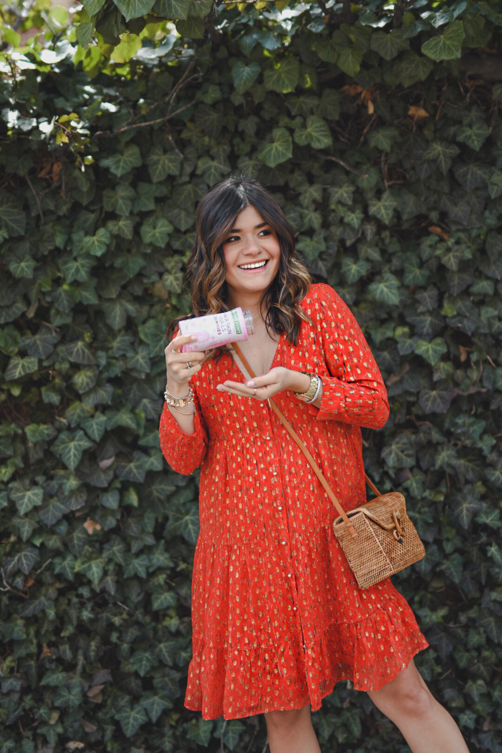 Carolina Hellal explains how to get festival ready with Nature's Bounty hair, skin & Nails gummies - HOW TO GET FESTIVAL READY by popular Denver style blogger Chic Talk