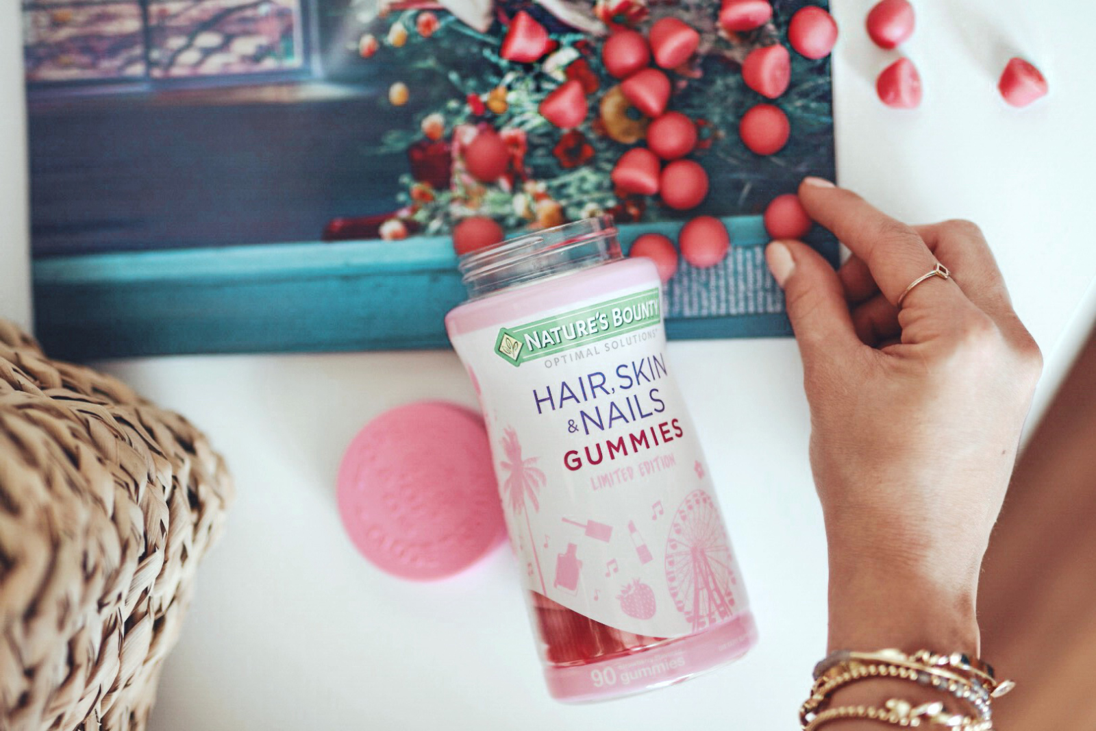 Carolina Hellal explains how to get festival ready with Nature's Bounty hair, skin & Nails gummies - HOW TO GET FESTIVAL READY by popular Denver style blogger Chic Talk